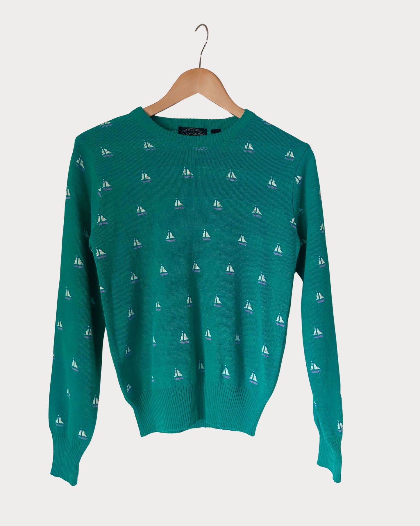 VTG J.A. Higgins Sailboat Sweater (Size S/M)