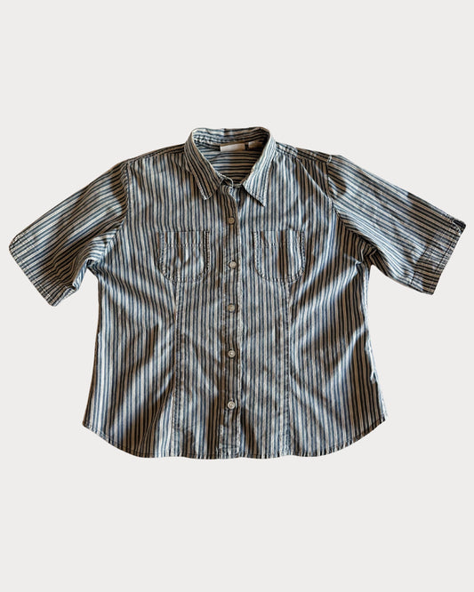 Vintage Liz Claiborne Short Sleeve Button Up Size L