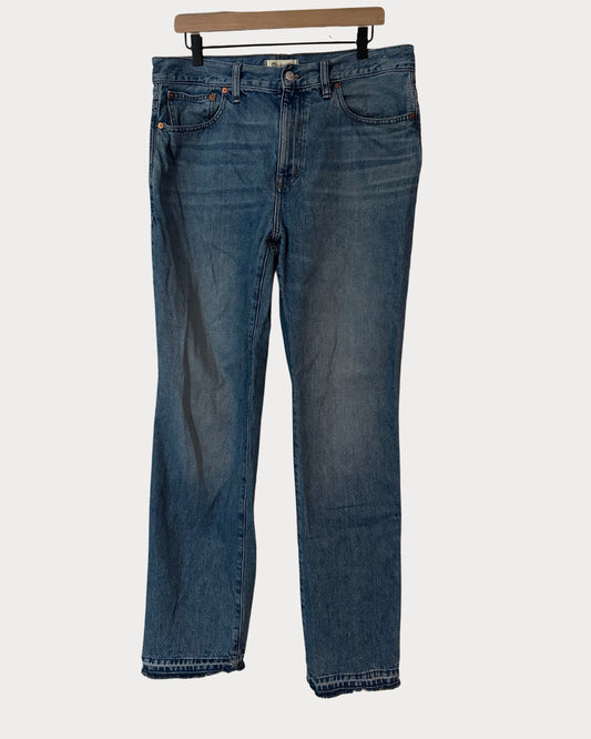 Madewell "Rail Straight Jean" Denim (Size 30/10)