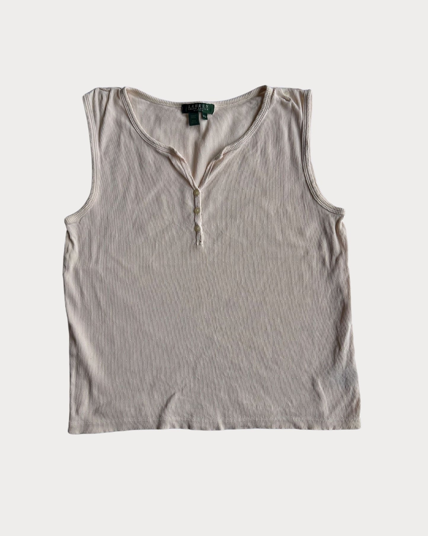 Lauren by Ralph Lauren Cotton Tank