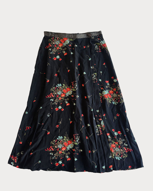 Vintage Floral Skirt Size 6