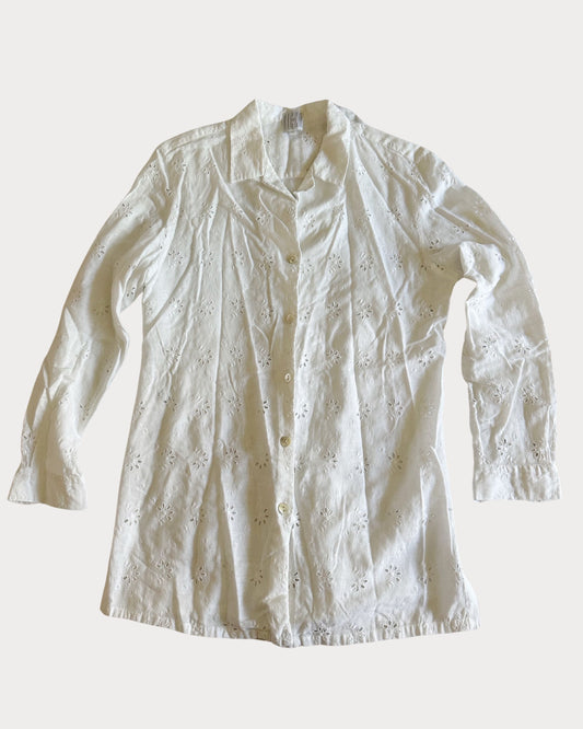 Vintage Kicca LA Eyelet Button Up Size M/L