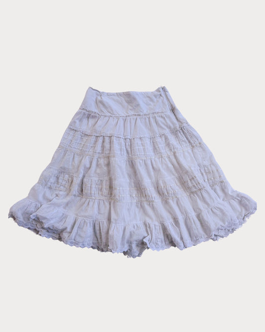 Vintage dELiA*s White Boho Skirt