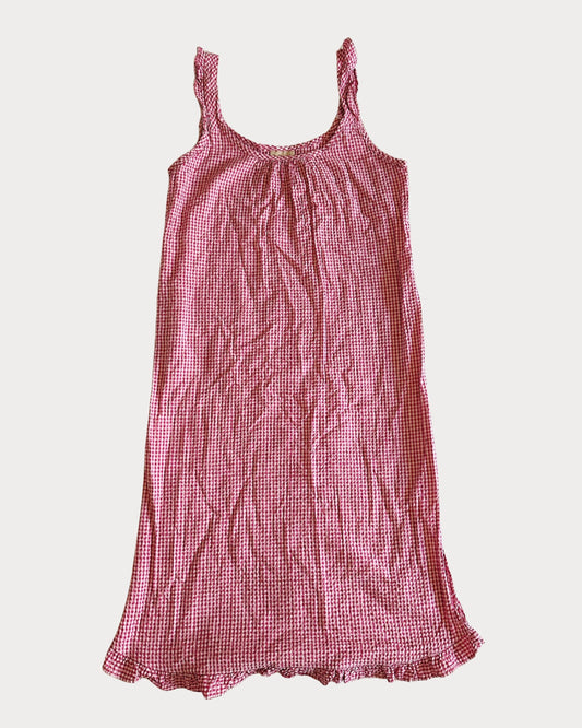 Vintage Vermont Country Store Seersucker Dress Size S