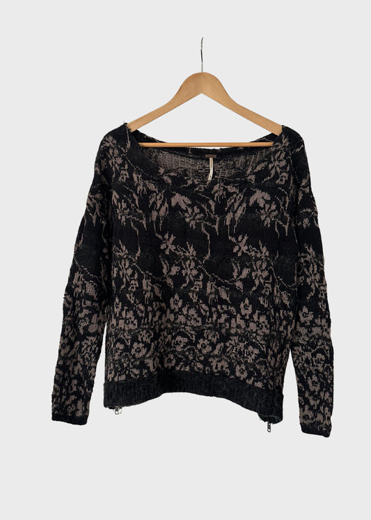 Free People Zip-Sides Sweater (Size S/M)