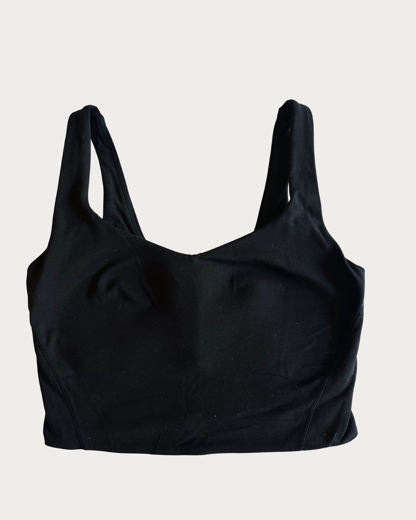 Black CRZ Yoga Butterluxe Longline Sports Bra Size XS