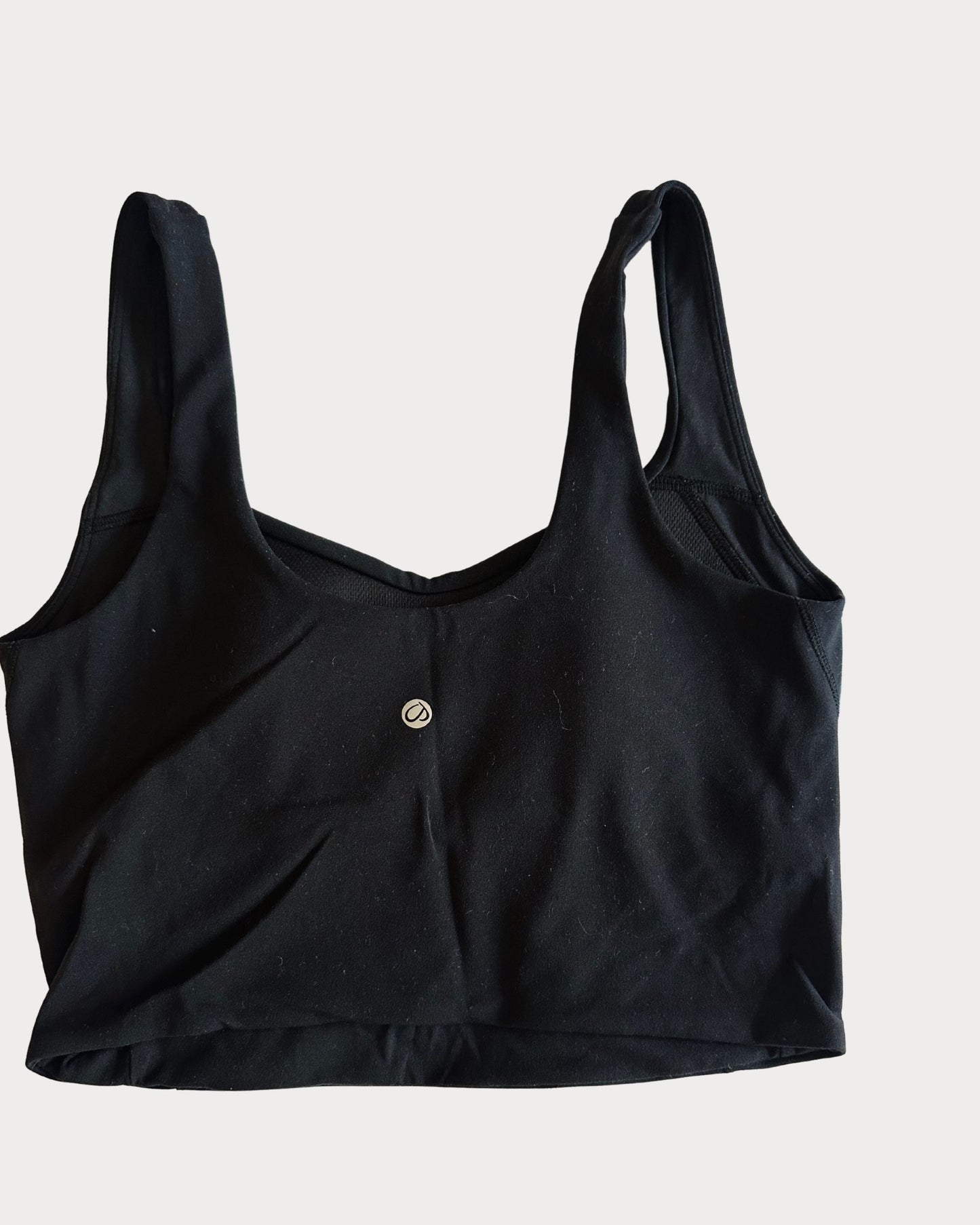 Black CRZ Yoga Butterluxe Longline Sports Bra Size XS