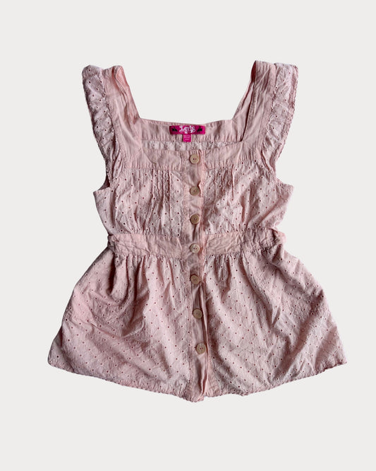 Vintage Levi's Tie-back Eyelet Blouse