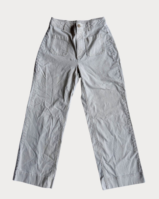 Gap High Waisted Wide Khaki Pants