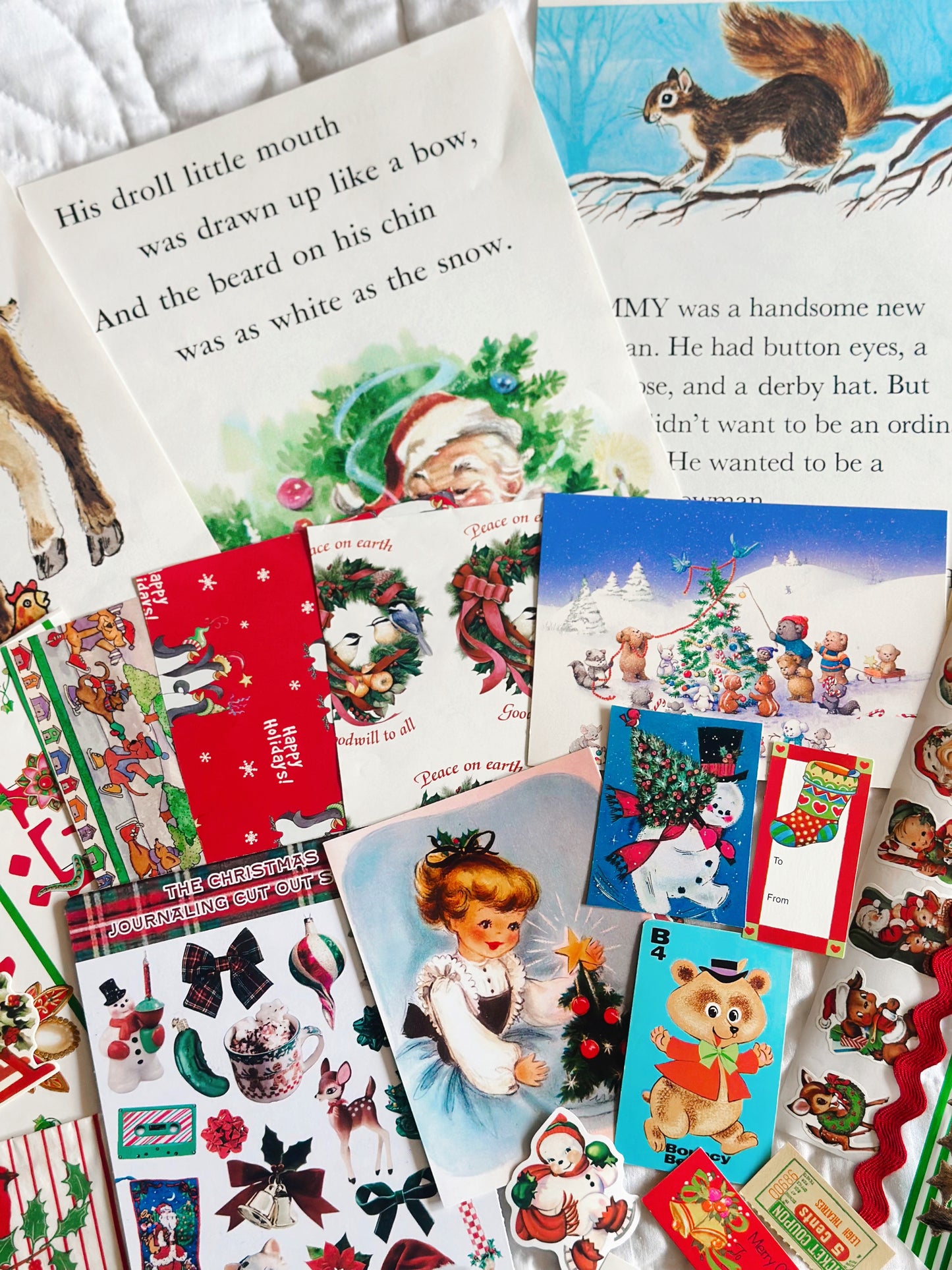 Vintage Christmas Journal Pack