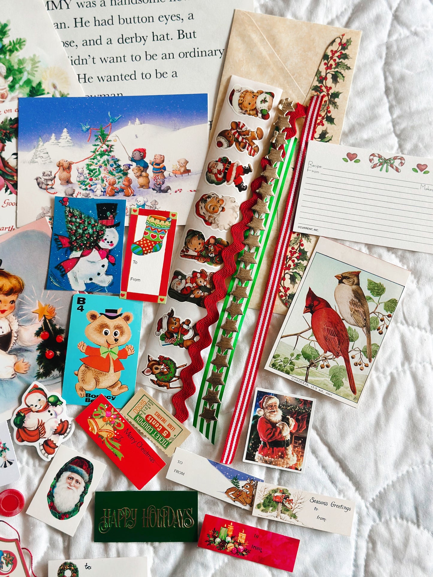 Vintage Christmas Journal Pack