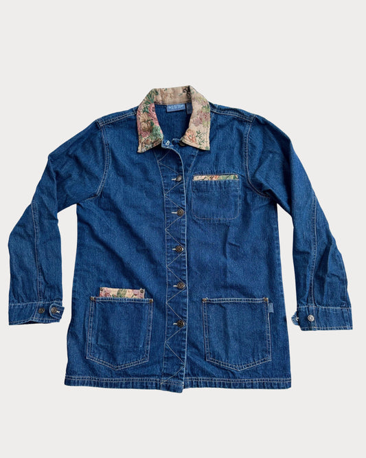 Vintage Blassport Denim and Tapestry Jacket